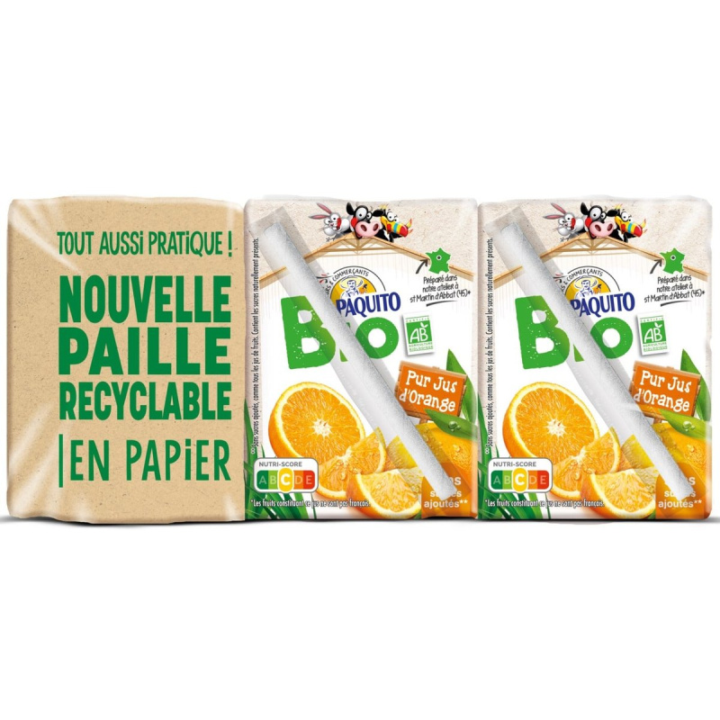 Paquito BIO Pomerančová šťáva 6 × 200ml