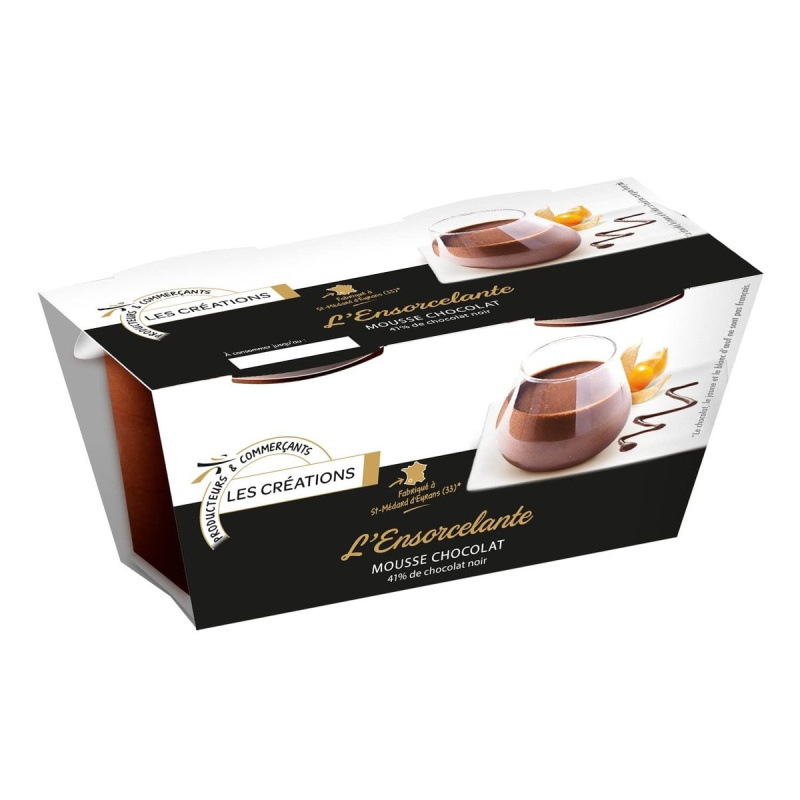 Les Créations Mousse Našlehaná čokoládovo-vaječná pěna