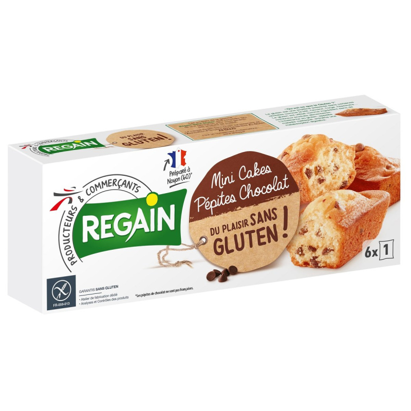 Regain Bezlepkové koláčky s čokoládovými lupínky