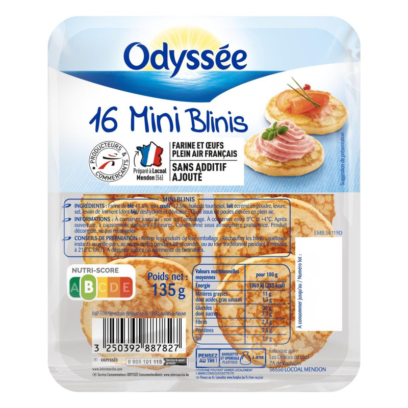 Odyssée Mini palačinky