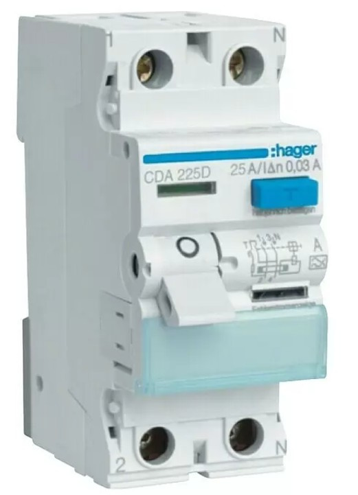 Chránič proudový Hager CDA225D