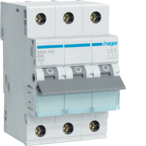 Jistič Hager MBN340 6 kA B 40 A