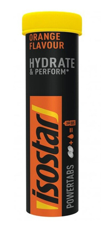 ISOSTAR Powertabs 120 g, tuba, 10 tablet pomeranč
