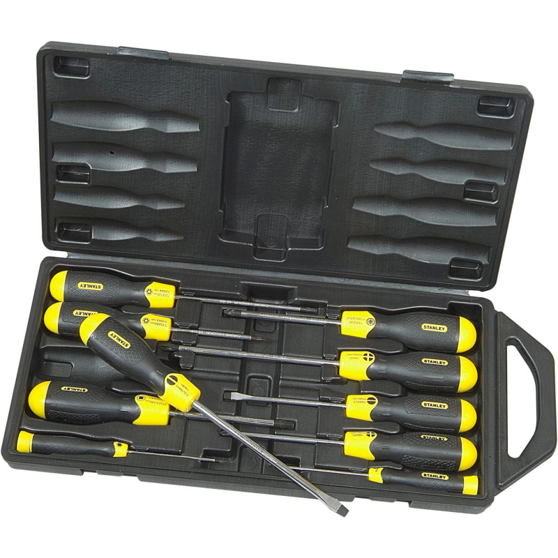 Stanley Sada šroubováků CushionGrip 2-65-014, 10dílná