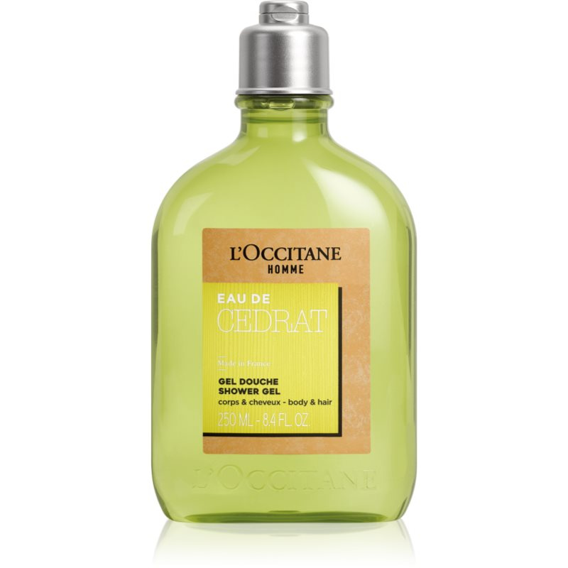 L’Occitane Men Cedrat sprchový gel na tělo a vlasy 250 ml
