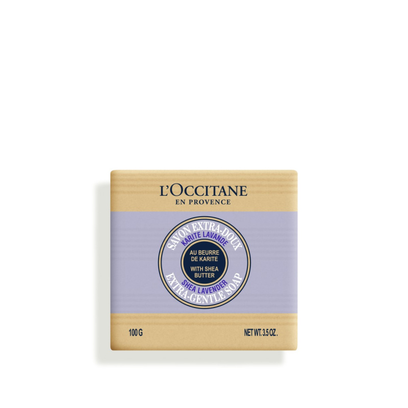 L'Occitane en Provence Mýdlo Shea Lavender (Extra Gentle Soap) 100 g