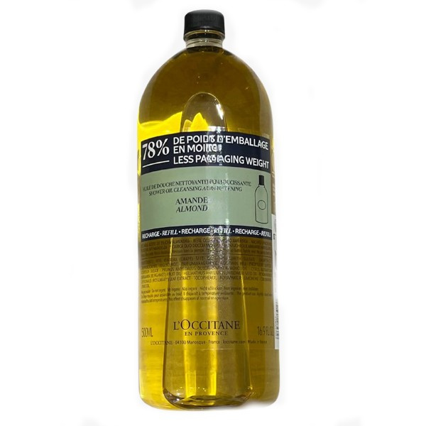 L’Occitane Almond pečující sprchový olej Refill 500 ml