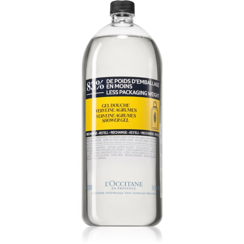 L’Occitane Verbena Citrus sprchový gel Refill 500 ml