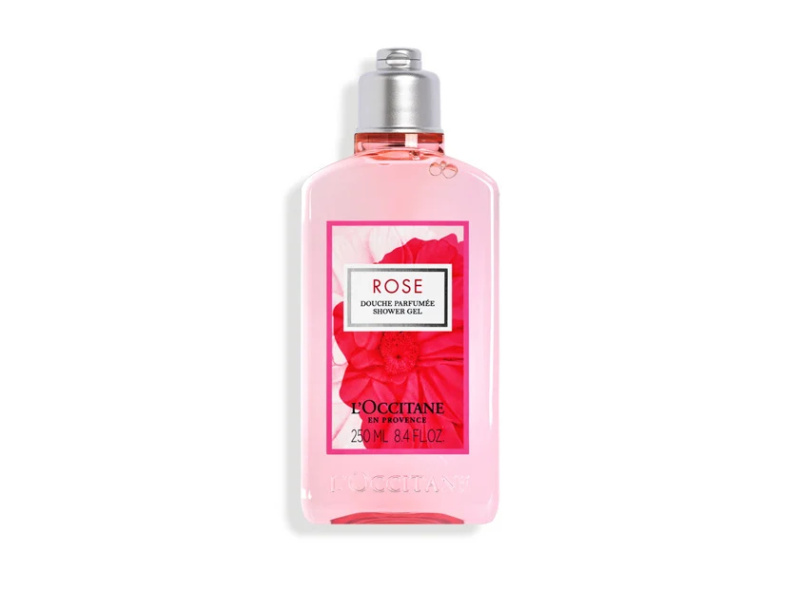L’Occitane Rose parfémovaný sprchový gel 250 ml