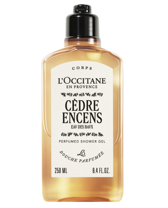 L’Occitane Cèdre Encens Perfumed Shower Gel sprchový gel 250 ml