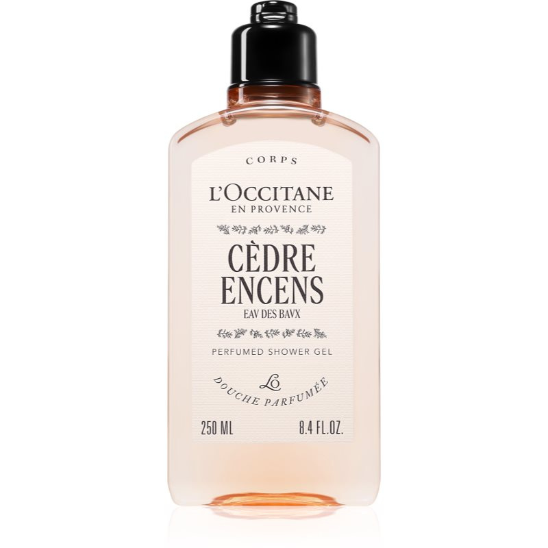 L’Occitane Cèdre Encens Perfumed Shower Gel sprchový gel 250 ml