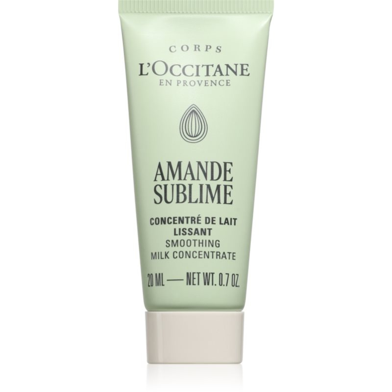 L’Occitane Amande Sublime Smoothing Milk Concentrate tělový vyhlazující krém 20 ml