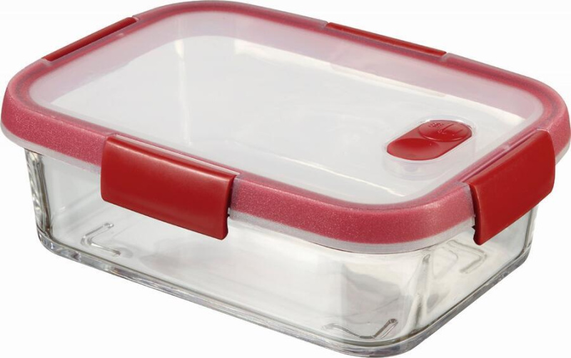CURVER Smart Cook Dóza obdélníková Transparentní/červená 0,9 l