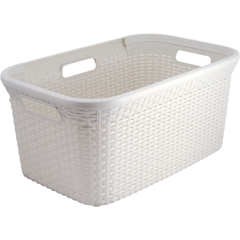 Koš na čisté prádlo style 45l 187492 krémová