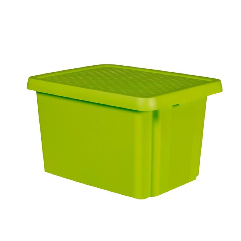 CURVER Essentials Úložný box s víkem Zelená 26 l