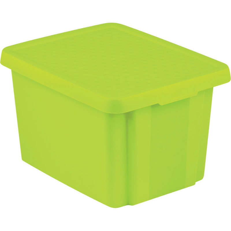 CURVER Essentials Úložný box s víkem Zelená 26 l