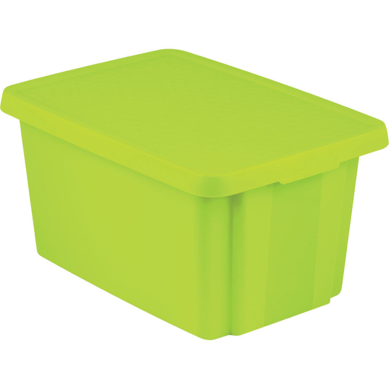 CURVER Essentials Úložný box s víkem Zelená 45 l