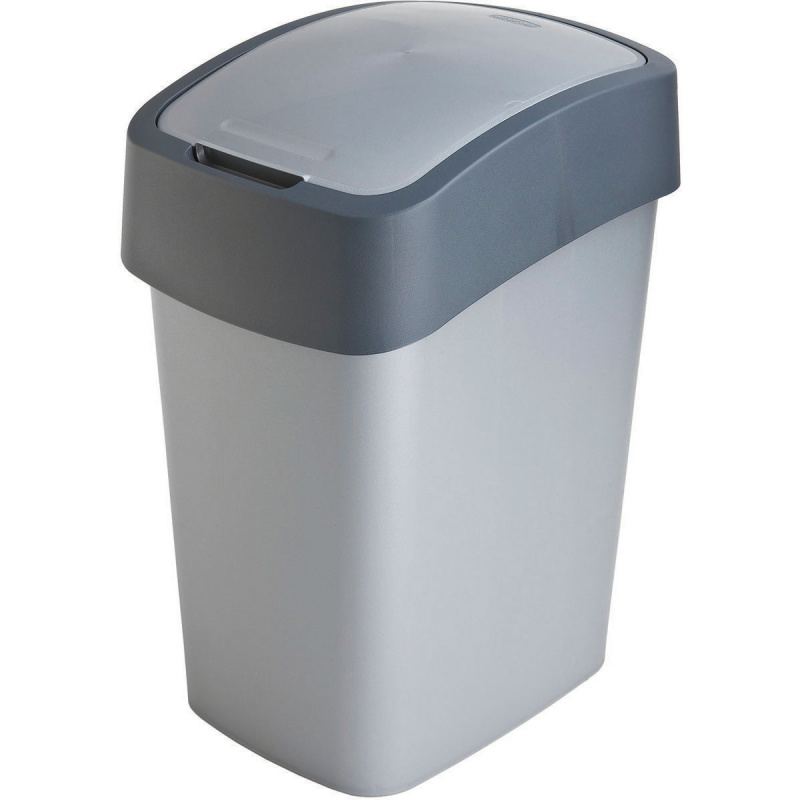Odpadkový koš flip bin 25l 186157 stříbrno/grafit