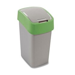 Flipbin - plastový odpadkový koš - 25 l, zelený