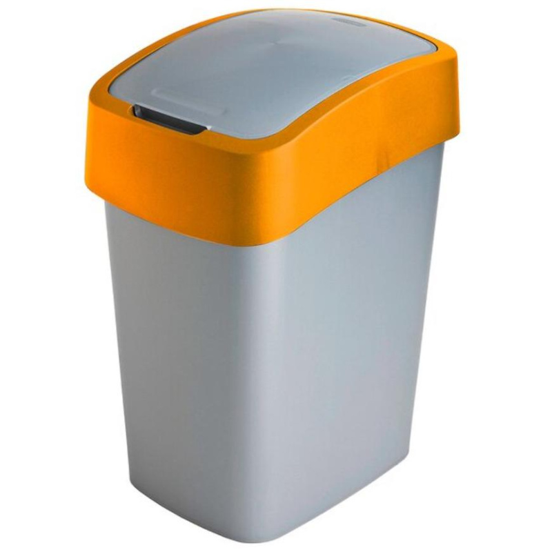 Flipbin - plastový odpadkový koš - 25 l, žlutý