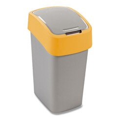 Flipbin - plastový odpadkový koš - 25 l, žlutý