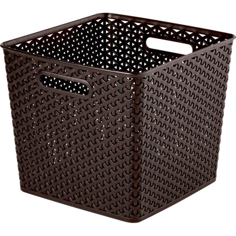 Koš obdel. my style 25l 196898 tm. hnědý
