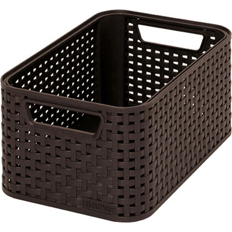 Koš S Style 6l 205824 tm. hnědý Curver
