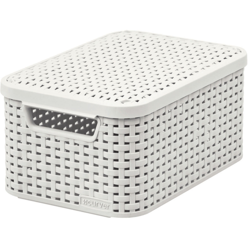 Koš s s víkem style 6l 205840 krém