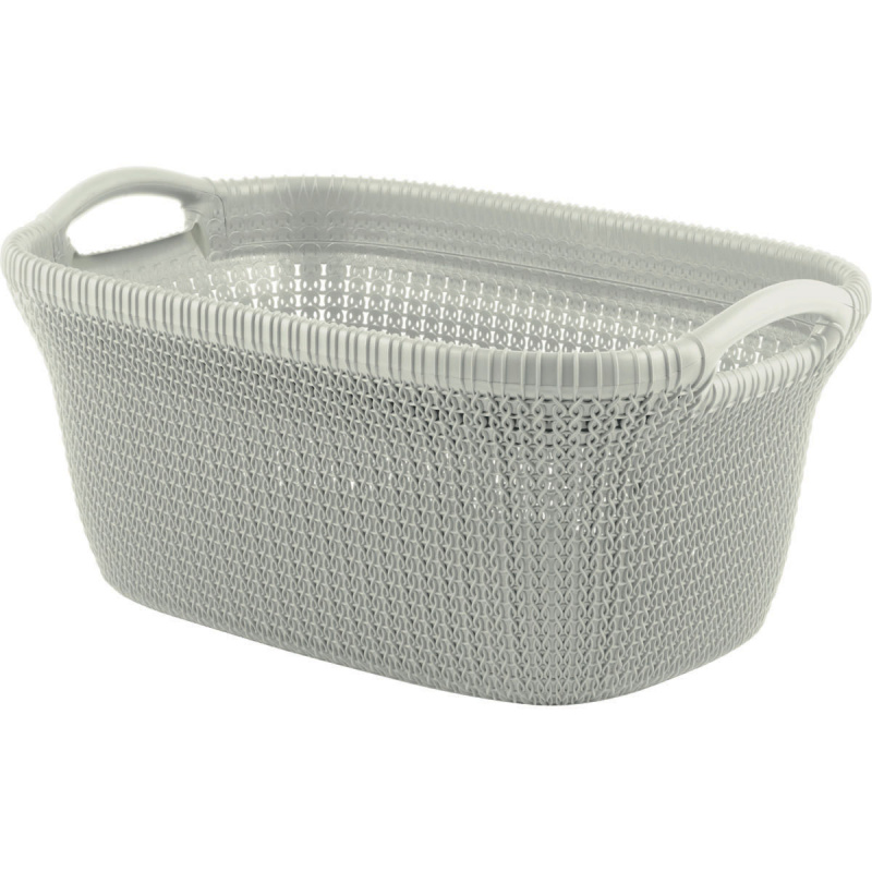 Prádelní koš Knit 40l 228393 krém.