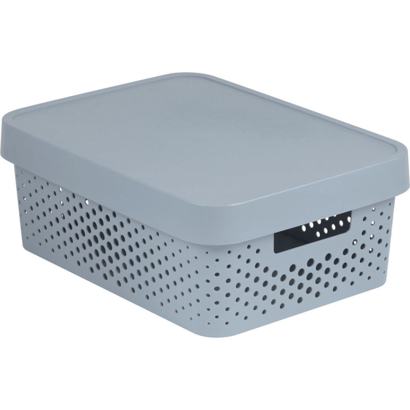 Box s víkem infinity 11l 229163 sv. šedý