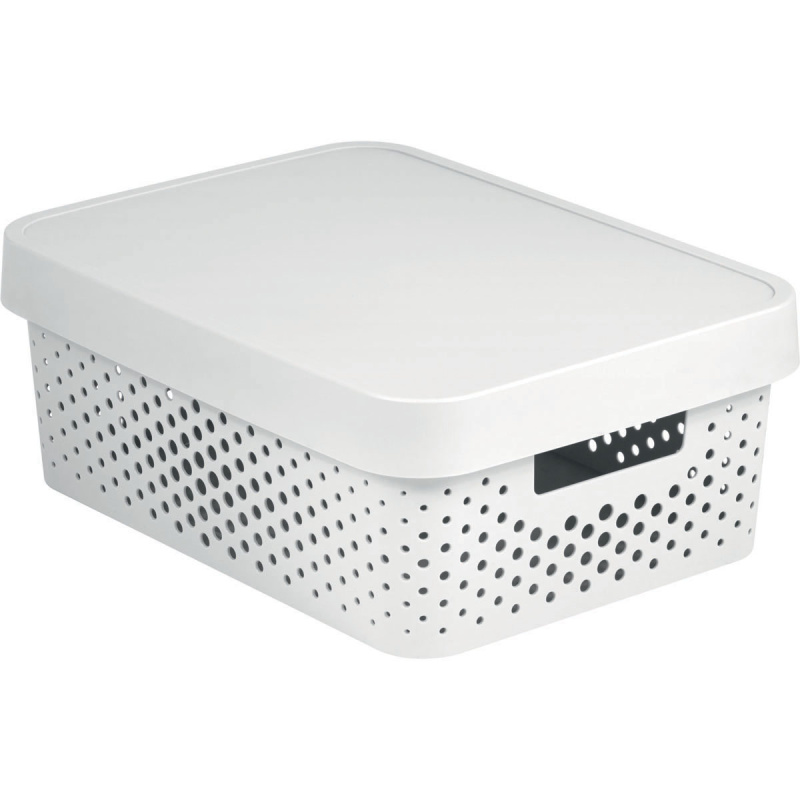 Box s víkem infinity 11l 229167 bílý