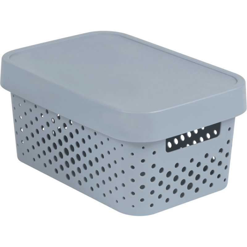 Box s víkem infinity 4,5l 229117 sv. šedý