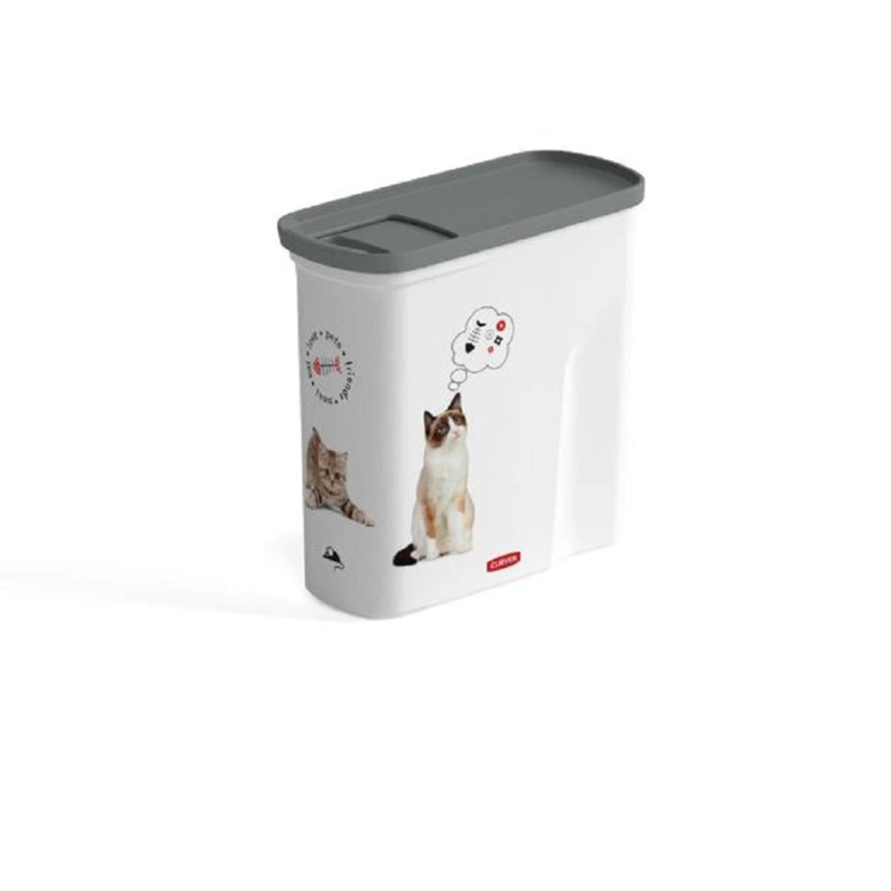 CURVER Kontejner na krmivo Vzor kočky 2l