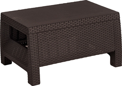 Zahradní stolek KETER Corfu table - 77 x 57 x 42 cm - hnědý