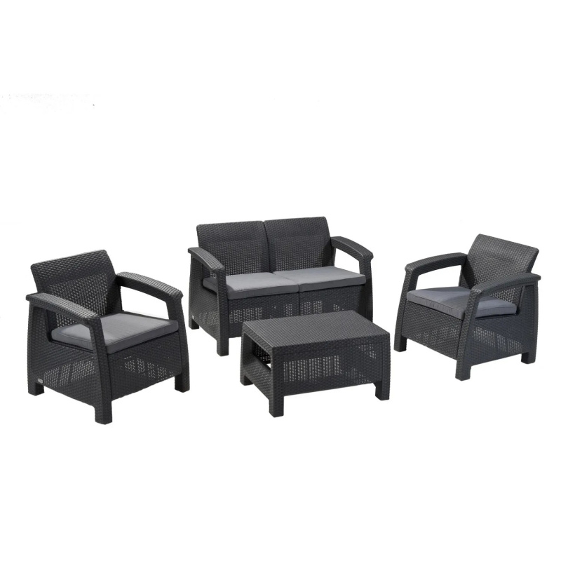 Keter Zahradní souprava Corfu II grafit