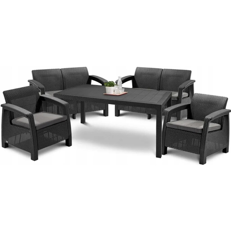 Zahradní set KETER Corfu II Fiesta - grafit