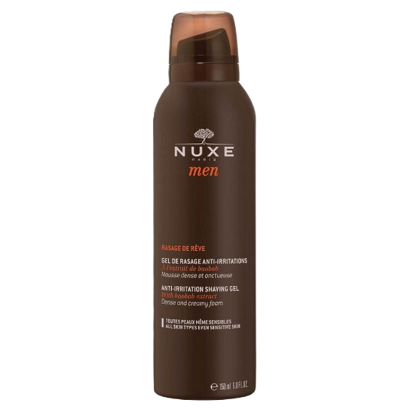 Nuxe Men gel na holení proti podráždění a svědění pokožky 150 ml