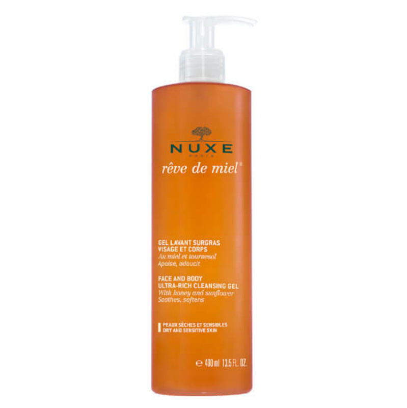 Nuxe Rêve de Miel čisticí gel pro suchou a citlivou pokožku 400 ml