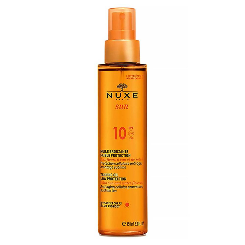 Nuxe Sun opalovací olej na obličej a tělo SPF 10 150 ml
