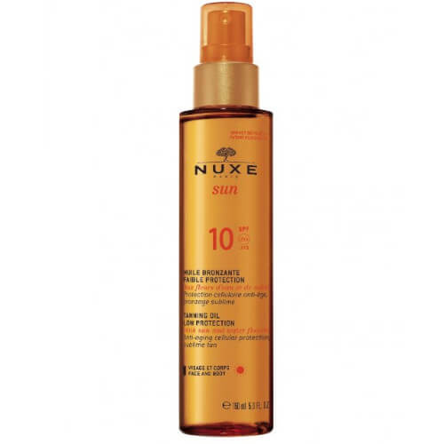 Nuxe Sun opalovací olej na obličej a tělo SPF 10 150 ml
