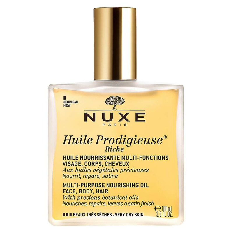 Nuxe Huile Prodigieuse Riche multifunkční suchý olej pro velmi suchou pokožku 100 ml