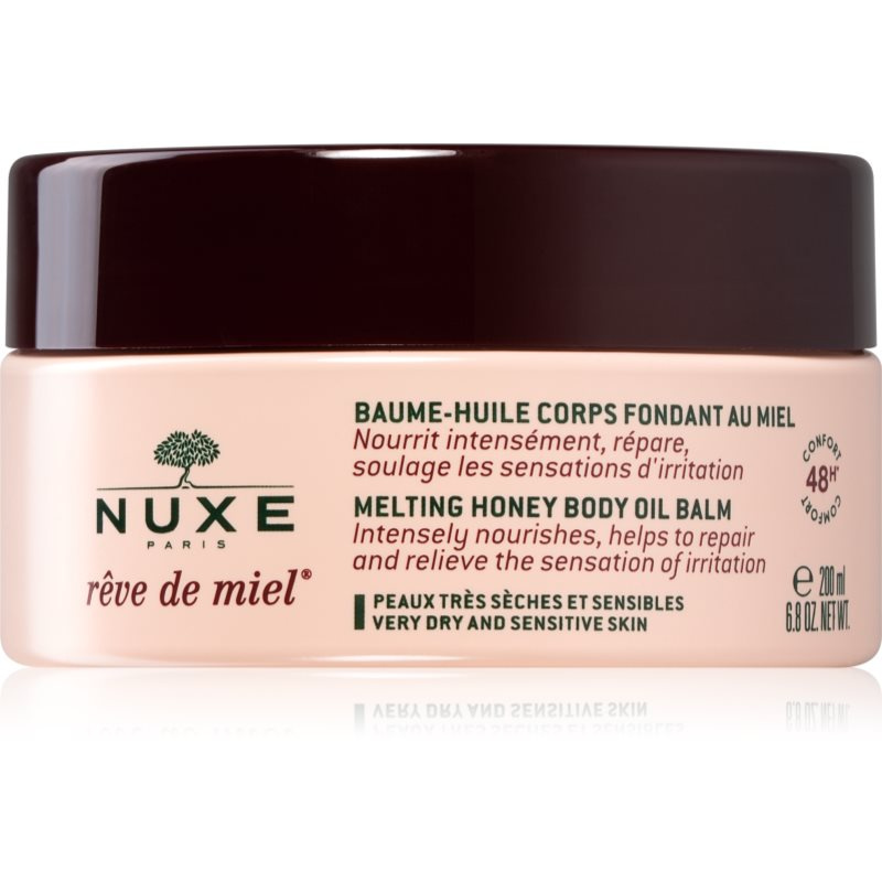 Nuxe Rêve de Miel Melting Honey Body Oil Balm olejový balzám na tělo pro suchou a citlivou pokožku 200 ml