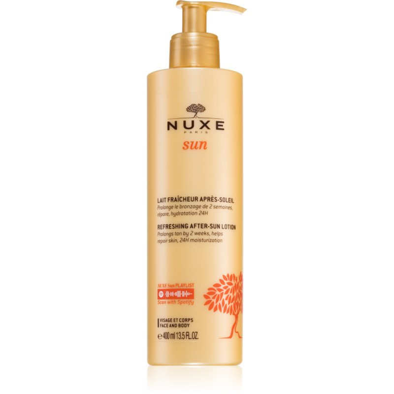 NUXE SUN Osvěžující mléko po opalování na obličej a tělo 400 ml