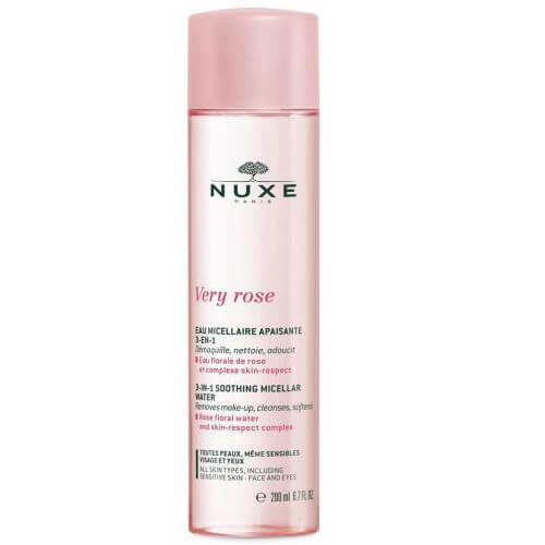 Nuxe Very Rose zklidňující micelární voda na obličej a oči 400 ml