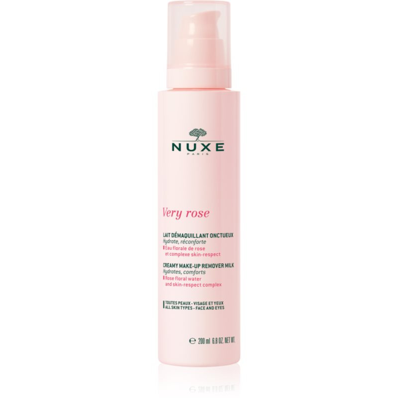 Nuxe Very Rose Creamy Make-up Remover Milk jemné odličovací mléko pro všechny typy pleti 200 ml