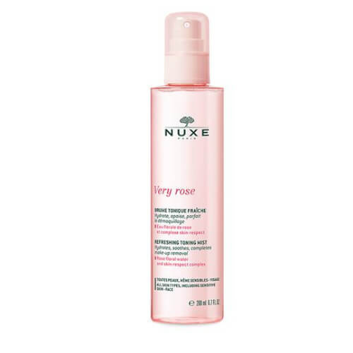 Nuxe Very Rose Refreshing Toning Mist osvěžující mlha pro všechny typy pleti 200 ml