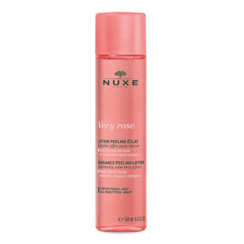 Nuxe Very Rose Radiance Peeling Lotion rozjasňující peeling pro všechny typy pleti 150 ml