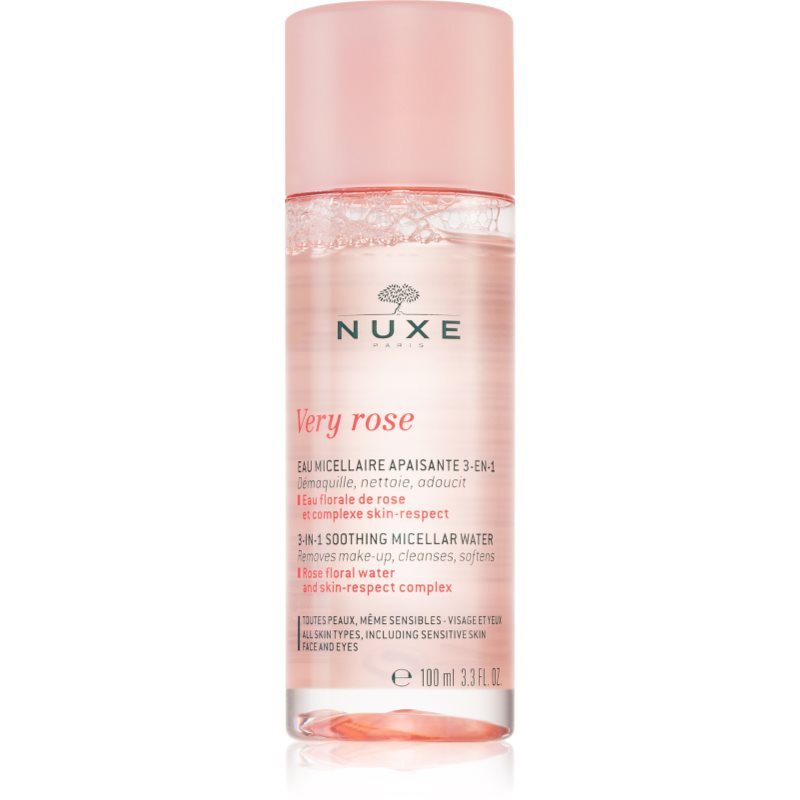 Nuxe Very Rose zklidňující micelární voda na obličej a oči 100 ml