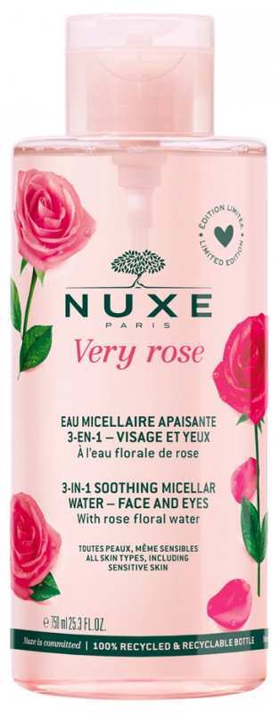 NUXE Zklidňující micelární voda Very Rose 750 ml