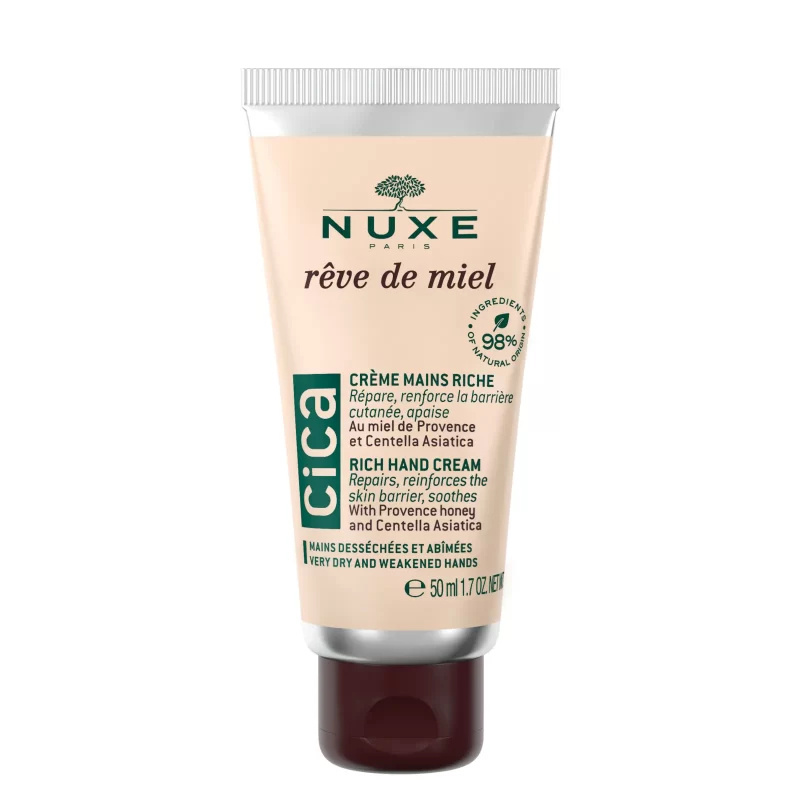 Nuxe Rêve de Miel Cica Rich Hand Cream vyživující krém na ruce 50 ml